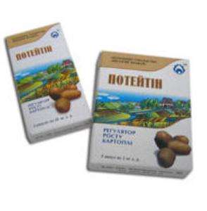 Потейтин - высокооффективный стимулятор Роста картофеля (1 ампула 5 мл,100 мг д.в.), Высокий Урожай, Украина фото, цена